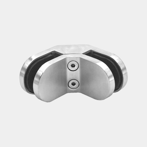 Round Head Glass to Glass Corner Clamp