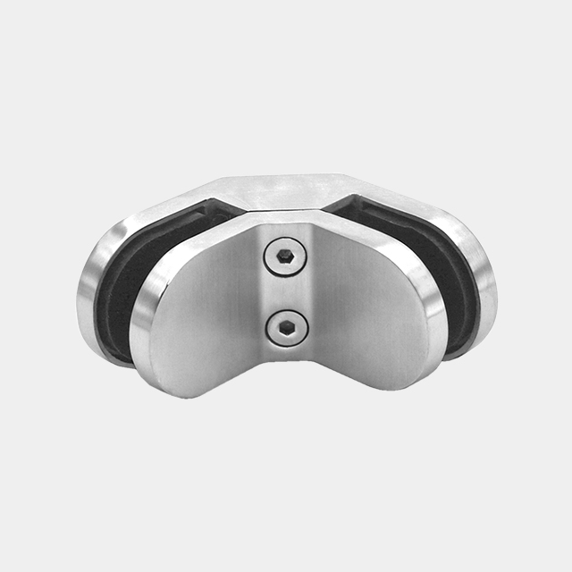 Round Head Glass to Glass Corner Clamp