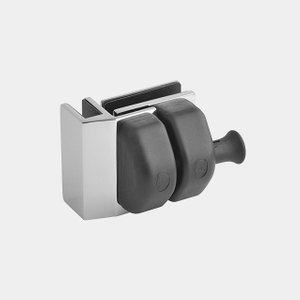 Plastic Cap Glass to Glass Ex-Corner Latch