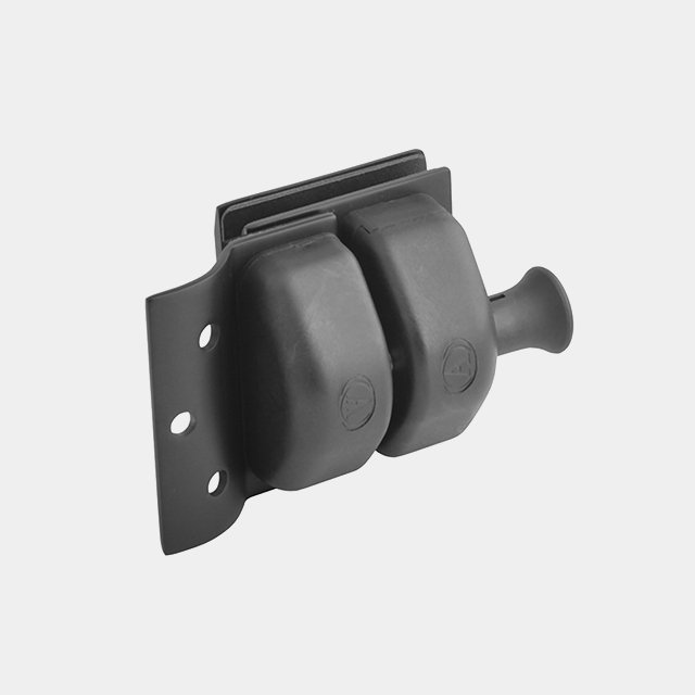 Plastic Cap Glass to Round Post Latch