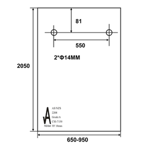Sliding Shower Fixed Panel