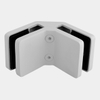 Heavy Duty Square Head Glass to Glass Corner Clamp