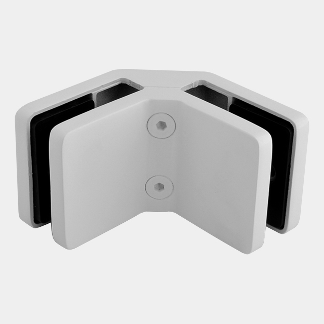 Heavy Duty Square Head Glass to Glass Corner Clamp