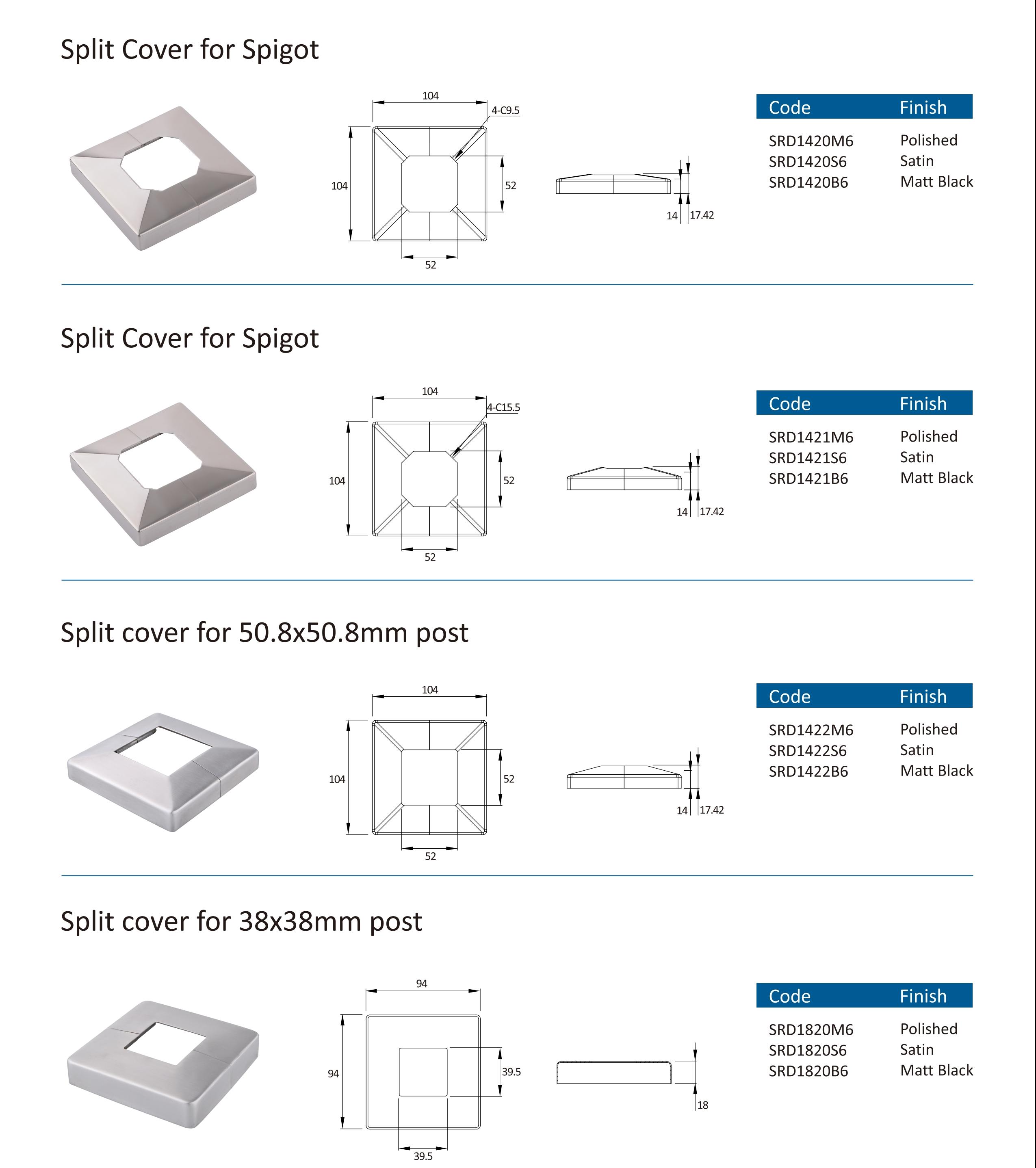 Split Cover For Spigot