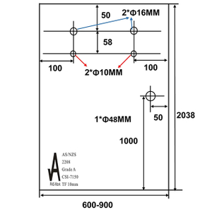Sliding Shower Door Panel