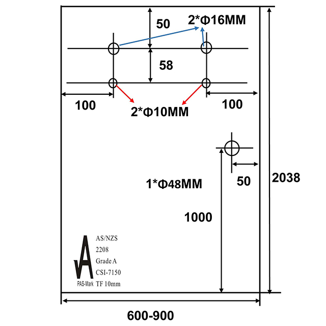 Sliding Shower Door Panel