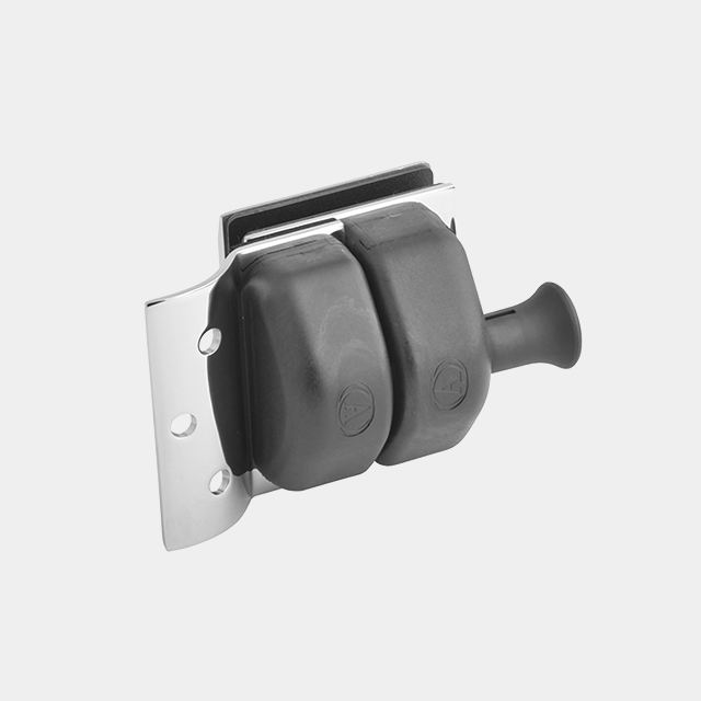 Plastic Cap Glass to Round Post Latch