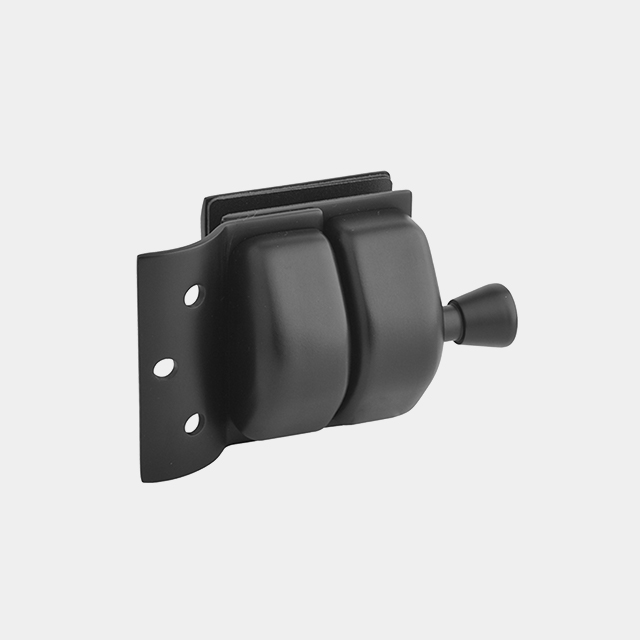 Full Stainless Steel Glass to Round Post Latch