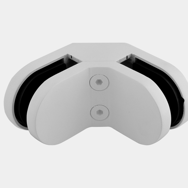 Round Head Glass to Glass Corner Clamp