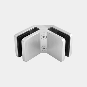 Heavy Duty Square Head Glass to Glass Corner Clamp