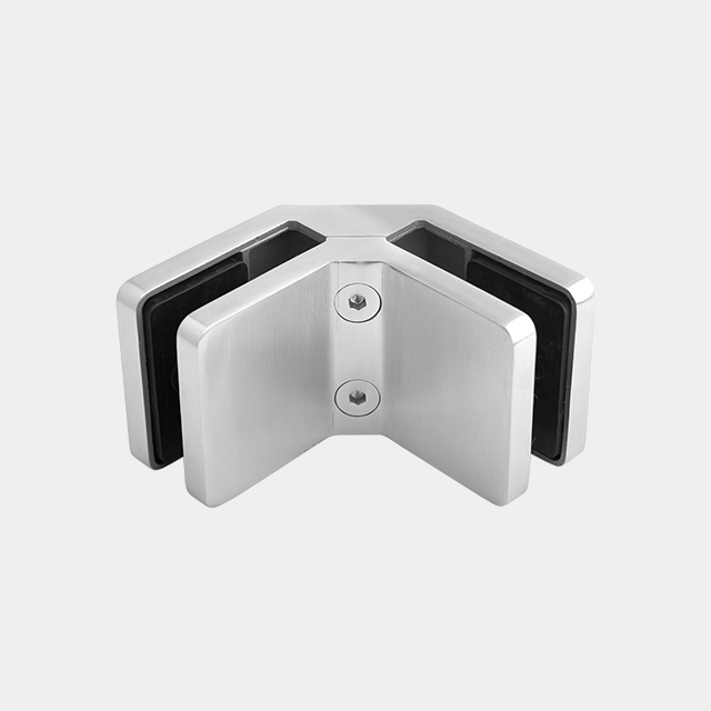 Heavy Duty Square Head Glass to Glass Corner Clamp