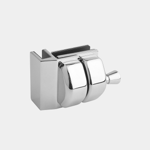 Full Stainless Steel Glass to Glass In-Corner Latch