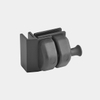 Plastic Cap Glass to Glass Ex-Corner Latch