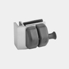 Plastic Cap Glass to Glass Ex-Corner Latch