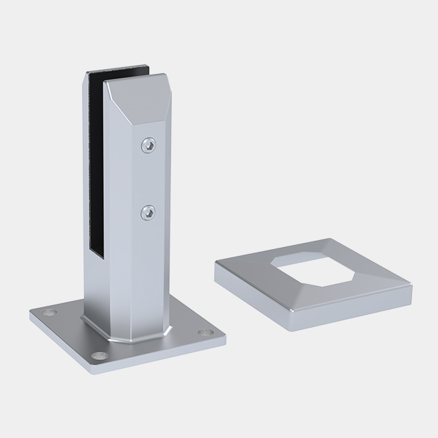 Square Base Plated Spigot For 17.52mm Glass