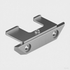 Soft Close Hinge Square Post Mount Plate