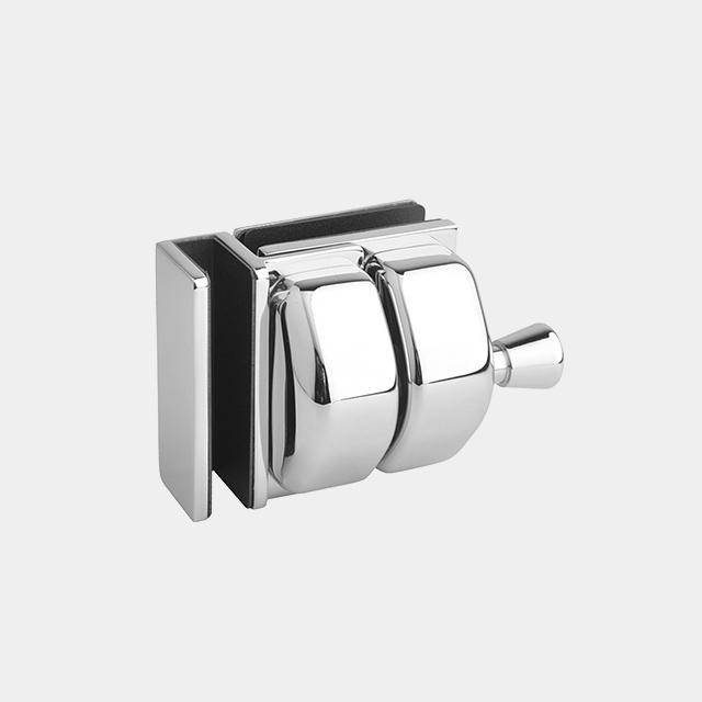 Full Stainless Steel Glass to Glass Ex-Corner Latch