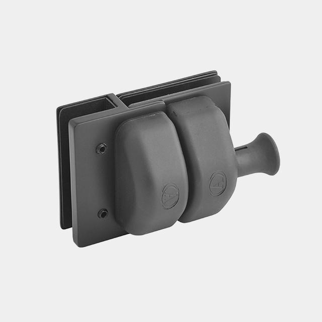 Plastic Cap Glass to Glass 180° Latch