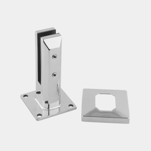 Square Base Plated Spigot For 15mm Glass