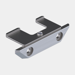 Soft Close Hinge Square Post Mount Plate