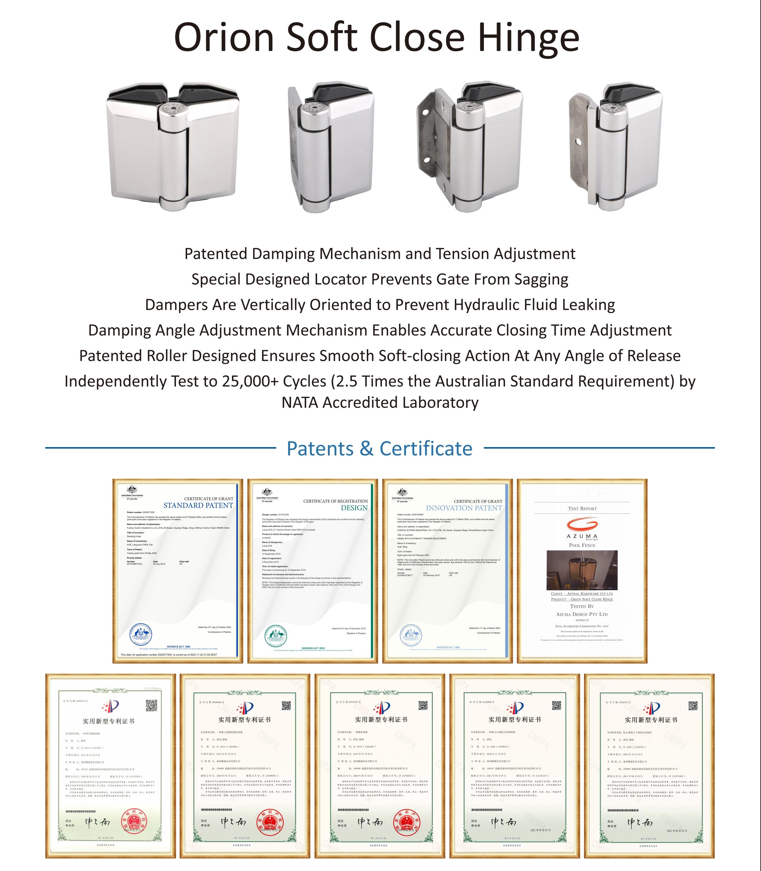 软关闭铰链说明