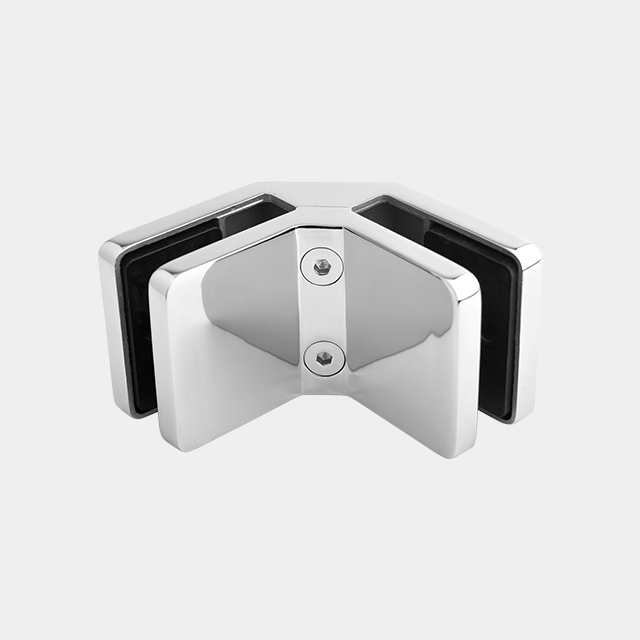 Heavy Duty Square Head Glass to Glass Corner Clamp