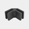 Heavy Duty Square Head Glass to Glass Corner Clamp