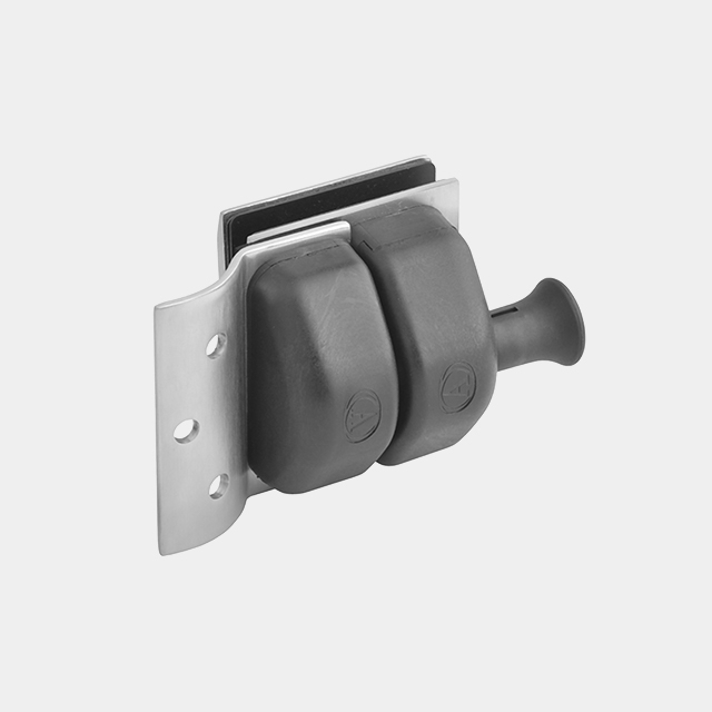 Plastic Cap Glass to Round Post Latch