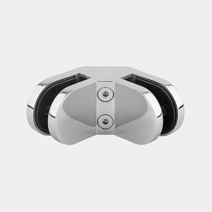 Round Head Glass to Glass Corner Clamp