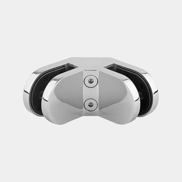 Round Head Glass to Glass Corner Clamp